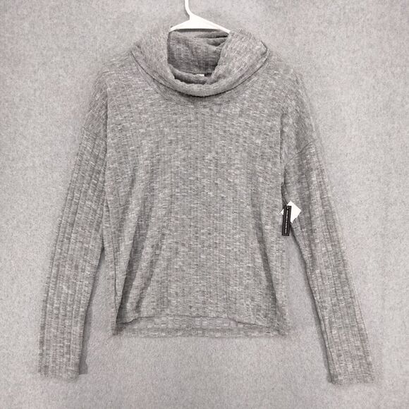 NWT BP Nordstrom Sweater Size XS Gray Cowl Neck Long Sleeve Lightweight - Picture 1 of 11